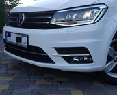 Volkswagen Caddy 2015–2020 Bumperbeschermstrips (3 stuks, RVS) foto 2