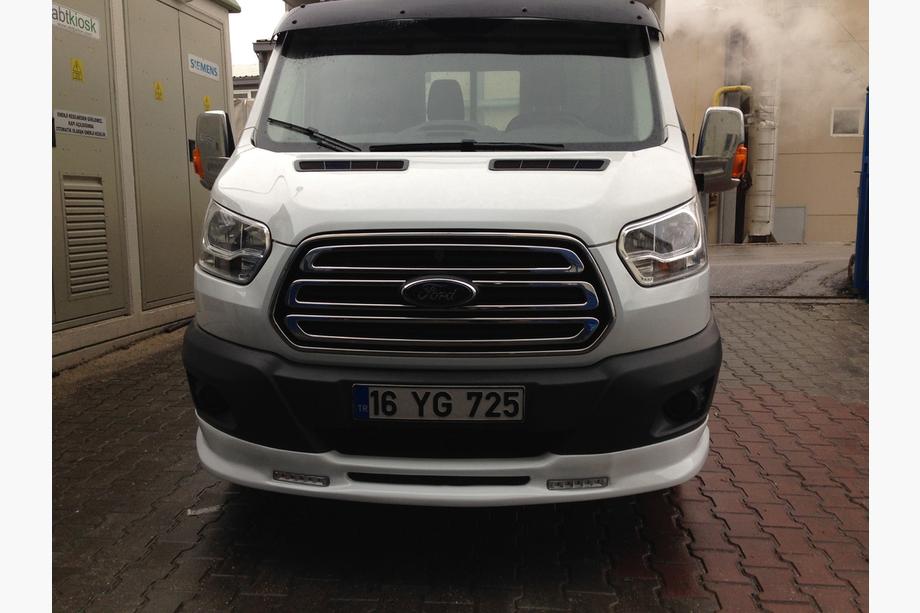 Ford Transit 2014– Frontbumperlip Ince (2014-2019, spuitklaar) Image