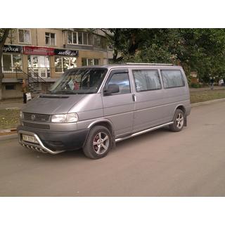 Sidebars (2 stuks, RVS) Volkswagen T4 Caravelle/Multivan 1990–2003 foto 2