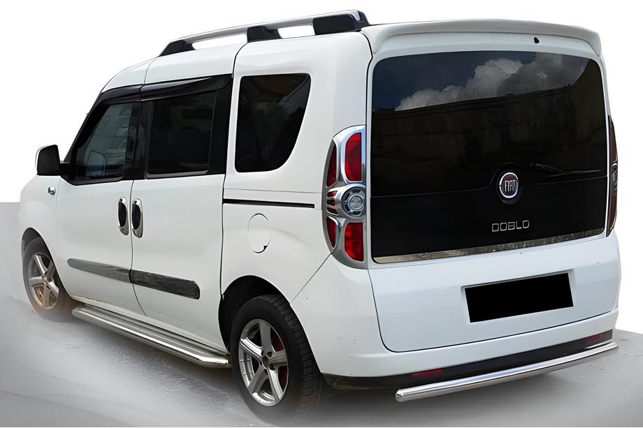 Fiat Doblo II 2010–2022 Achterbeschermbeugel AK002 (RVS) Image