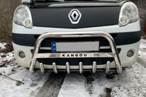 Renault Kangoo 2008–2020 Bullbar WT003/004 (RVS) zonder opschrift, 51 mm foto 2