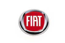 Fiat Embleem (rood V1, zelfklevend) 85 mm foto 1