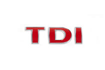 Volkswagen Crafter 2006–2016 TDI opschrift (recht lettertype) Rode TDI foto 2