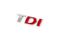 Volkswagen Crafter 2006–2016 TDI opschrift (recht lettertype) Rode TDI foto 5