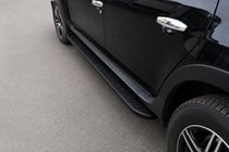 Dacia Duster 2008–2018 Tayga V1 Black side steps (2 stuks, aluminium) foto 1