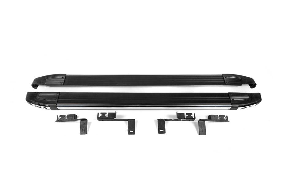 Citroen Nemo 2007–2017 Omsa Black zijsteps (2 st., aluminium) Image