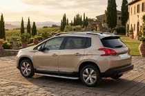 Peugeot 3008 2008–2016 Side steps Tayga Grey (set van 2, aluminium) foto 1