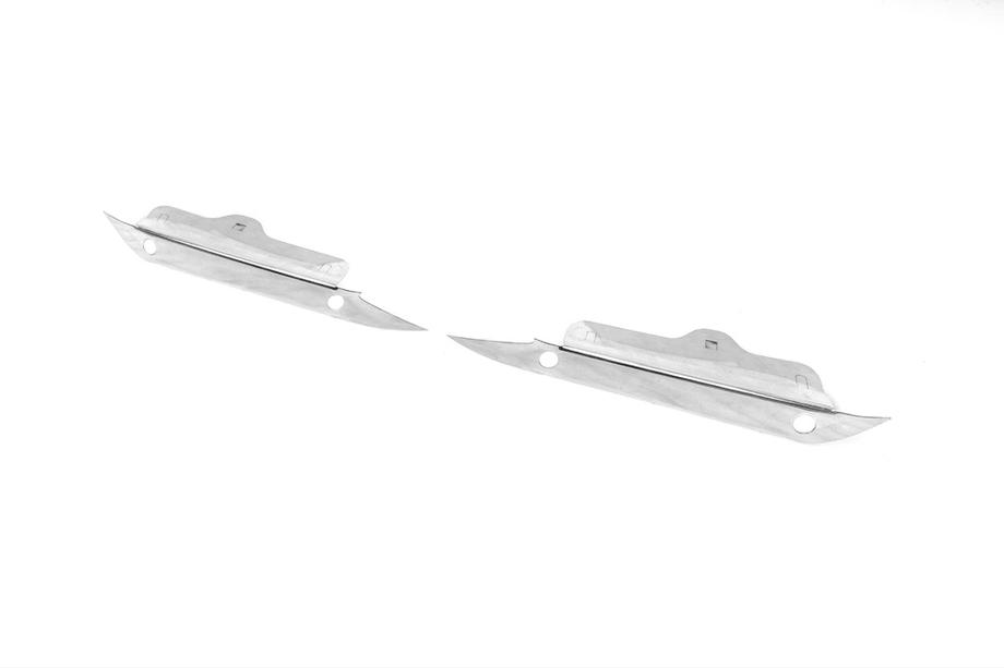 Nissan Navara 2006–2015 Chromen ringen voor parkeersensoren (2 st., RVS) Image