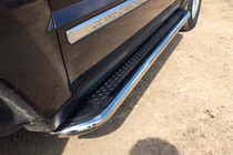 Jeep Grand Cherokee WK 2004–2010 Maydos V2 side steps (2 st., RVS) foto 6