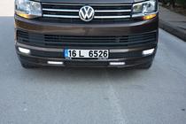Volkswagen T6 2015–2024 Frontbumper lipspoiler Sport 2-LED 2015-2018 (spuitklaar) foto 10