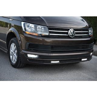 Frontbumper lipspoiler Sport 2-LED 2015-2018 (spuitklaar) Volkswagen T6 2015–2024 foto 1
