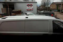 Mercedes Vito/V-klasse W447 2014– Dakrails ELITE chroom (kunststof voet) foto 4