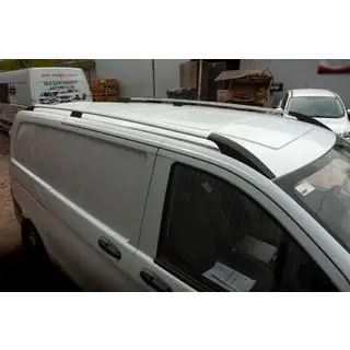 Dakrails ELITE chroom (kunststof voet)