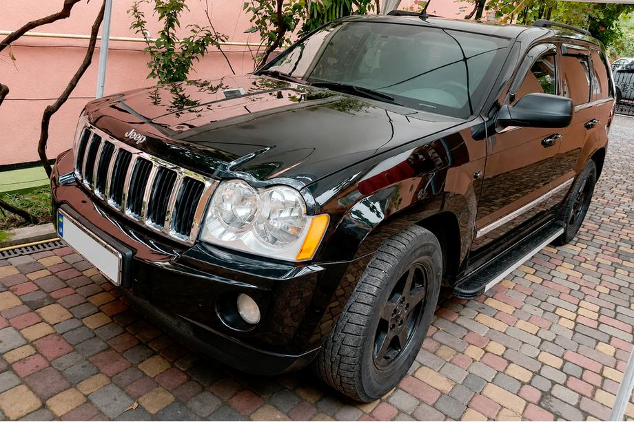 Jeep Grand Cherokee WK 2004–2010 Side steps Maya V1 (2 stuks, aluminium) Image