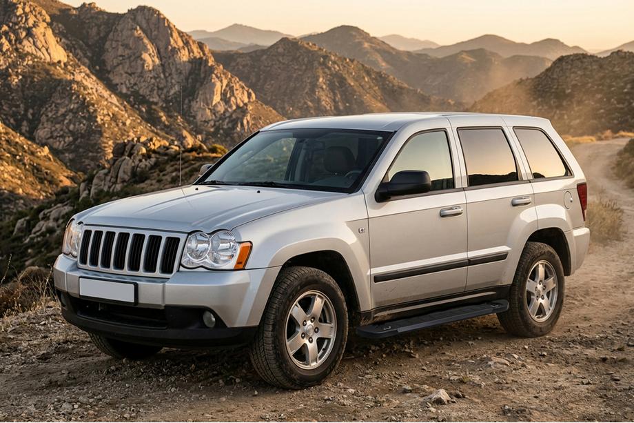 Jeep Grand Cherokee WK 2004–2010 RedLine Black zijtreden (2 st., aluminium) Image