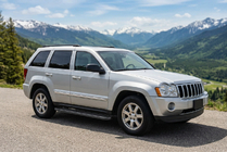 Jeep Grand Cherokee WK 2004–2010 Bosphorus Black side steps (2 stuks, aluminium) foto 1