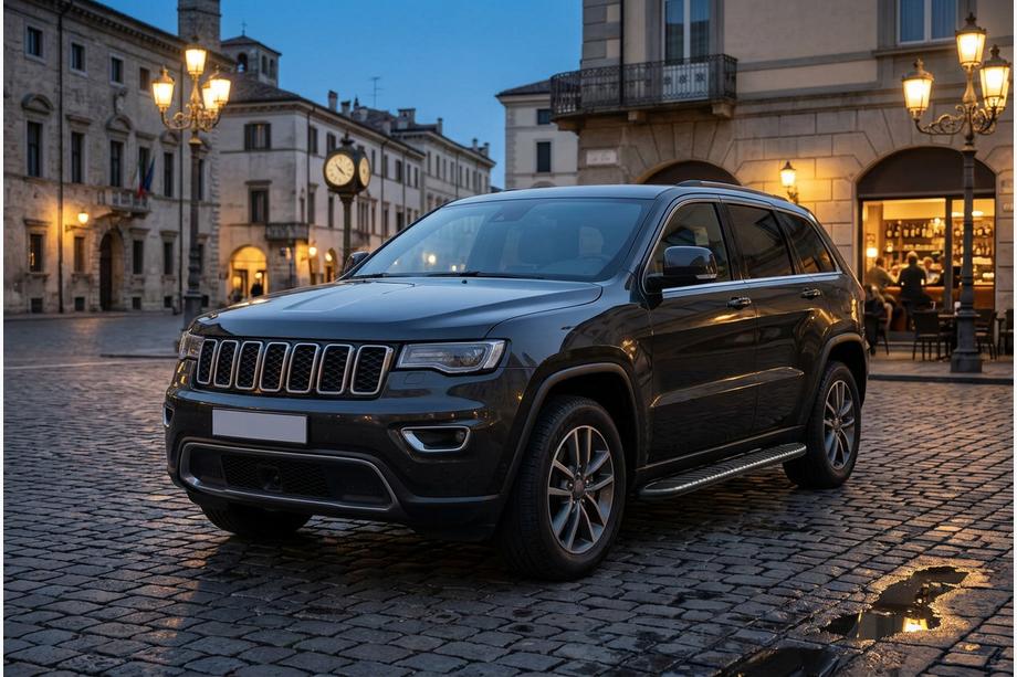 Jeep Grand Cherokee WK2 2010–2021 Bosphorus Black side steps (2 stuks, aluminium) Image
