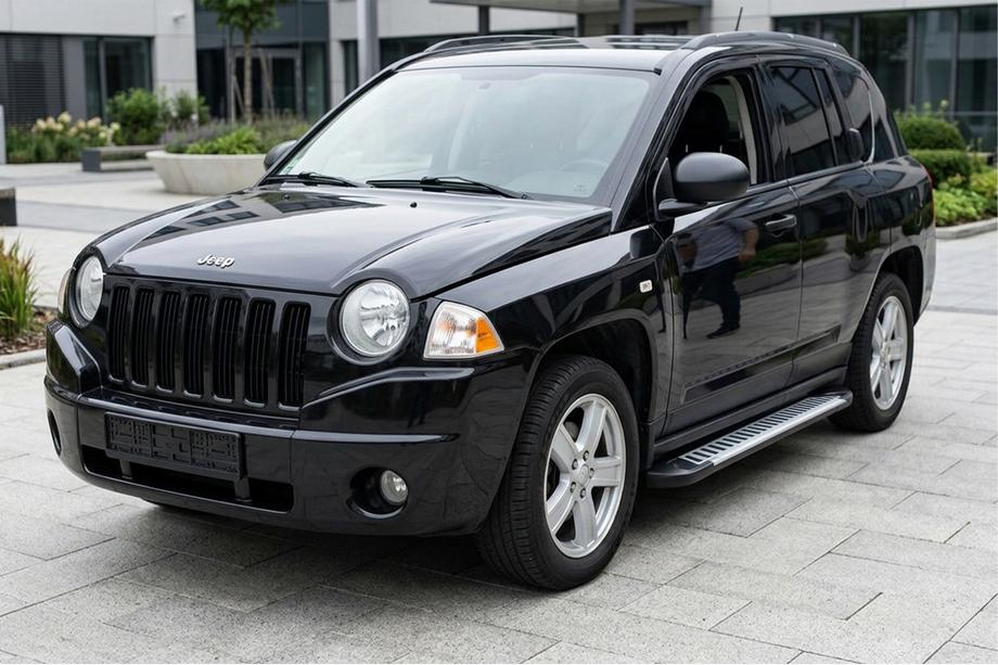 Jeep Compass 2006–2016 Line side steps (set van 2, aluminium) Image