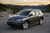 Jeep Compass 2006–2016 Bosphorus Black side steps (2 stuks, aluminium) foto 1
