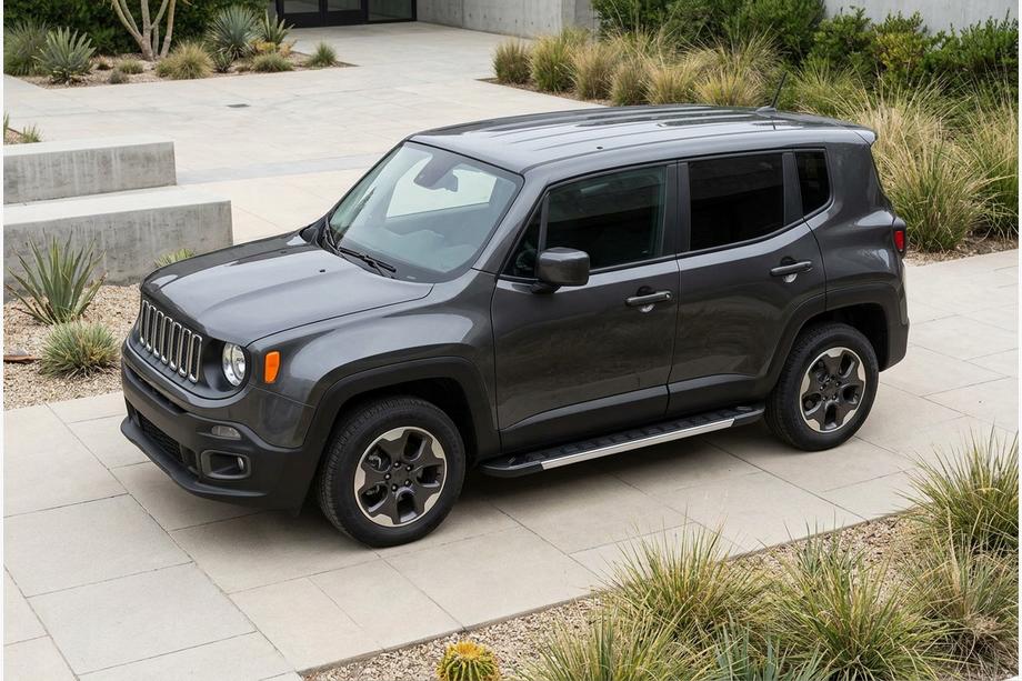 Jeep Renegade 2014– Side steps RedLine V1 (2 stuks, aluminium) Foto 1