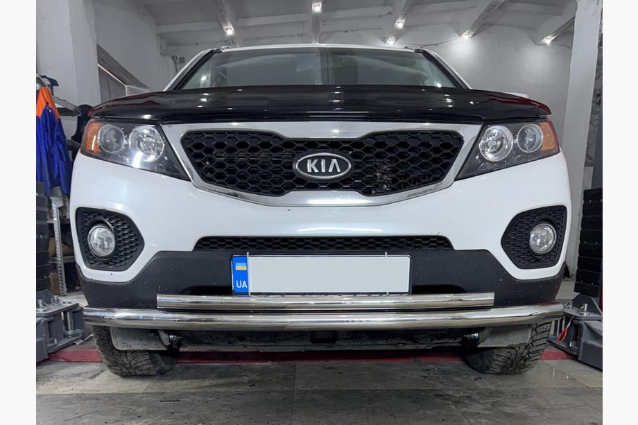 Kia Sorento II XM 2009–2014 RVS voorste onderbeugel Image