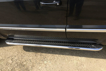 Nissan X-trail T32/Rogue 2014–2021 Maydos V2 side steps (2 st., RVS) foto 1