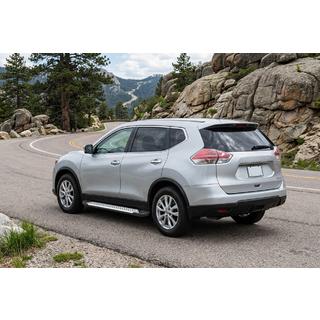Side steps Allmond Grey (2 stuks, aluminium) Nissan X-trail T32/Rogue 2014–2021 foto 1