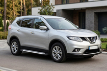 Nissan X-trail T32/Rogue 2014–2021 Line side steps (set van 2, aluminium) foto 1