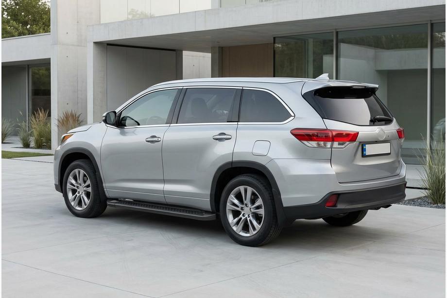 Toyota Highlander 2013–2019 Allmond Black zijtreden (2 st., aluminium) Image