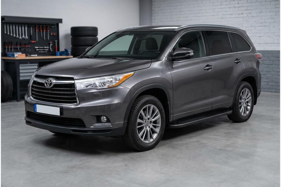 Toyota Highlander 2013–2019 Bosphorus Black side steps (2 stuks, aluminium) Image