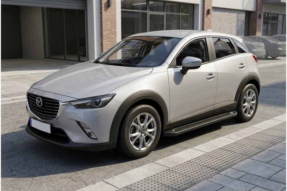 Mazda CX-3 2015– Allmond Black zijtreden (2 st., aluminium) Image