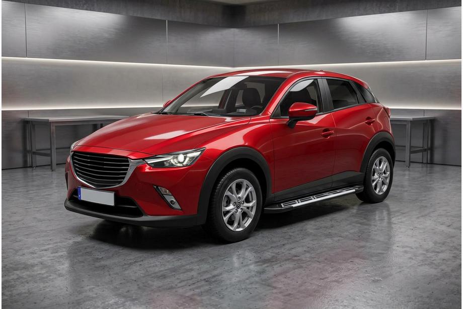 Mazda CX-3 2015– Sunrise side steps (2 stuks, aluminium) Image