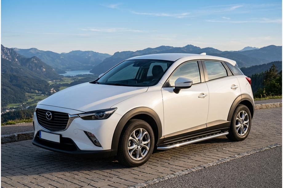 Mazda CX-3 2015– Maydos V1 side steps (set van 2, aluminium/RVS) Image