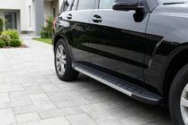 Mercedes GLK-klasse X204 2008–2015 Duru zijtreden (set van 2, aluminium) foto 1