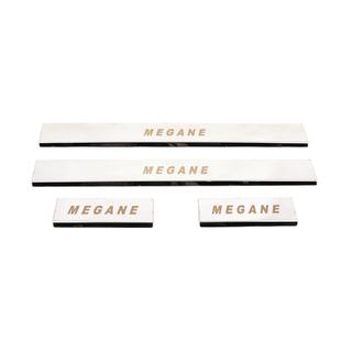 Carmos dorpellijsten (set 4 stuks, RVS) Renault Megane III 2009–2016 foto 1