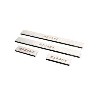 Carmos dorpellijsten (set 4 stuks, RVS) Renault Megane III 2009–2016 foto 2