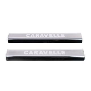 VIP instaplijsten (2 stuks, RVS) Volkswagen T5 Caravelle 2004–2010 foto 2
