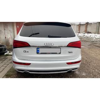 Chromen sierlijst boven de kentekenplaat (RVS) Audi Q5 2008–2017 foto 2