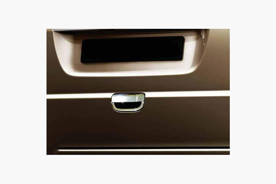 Mercedes Viano 2004–2014 RVS afdekking voor achterdeurhandgreep Carmos - Turks staal Foto 4