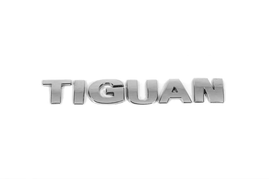 Volkswagen Tiguan 2007–2016 Opschrift in recht lettertype (OEM-look) Image