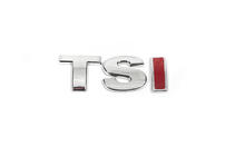 Volkswagen Tiguan 2007–2016 TSI embleem (recht lettertype) Volledig chroom foto 5