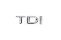 Volkswagen Jetta 2006–2011 TDI-embleem (OEM-look) Volledig chroom foto 1