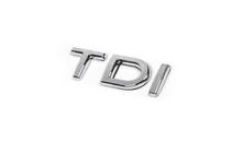 Volkswagen Jetta 2006–2011 TDI-embleem (OEM-look) Volledig chroom foto 4
