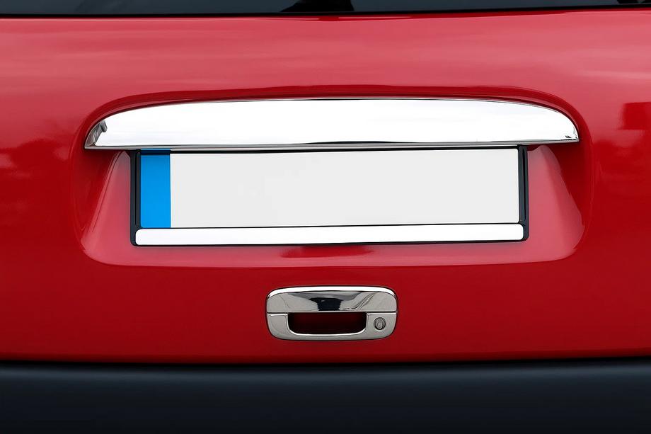 Peugeot Partner 1996–2008 Achterdeurhandgreep cover (1 deur, RVS) Image