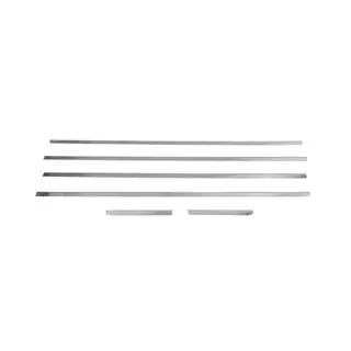 RVS raamomlijsting set (6 stuks) foto 4
