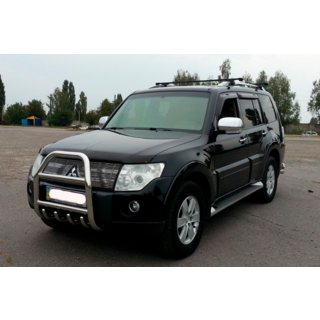 Bullbar QT011 (RVS) Mitsubishi Pajero Wagon IV 2006–2021 foto 1