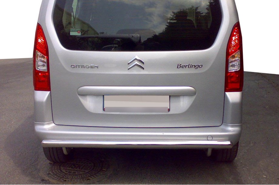 Citroen Berlingo 2008–2018 RVS achterbeschermbeugel 51 mm Foto 1