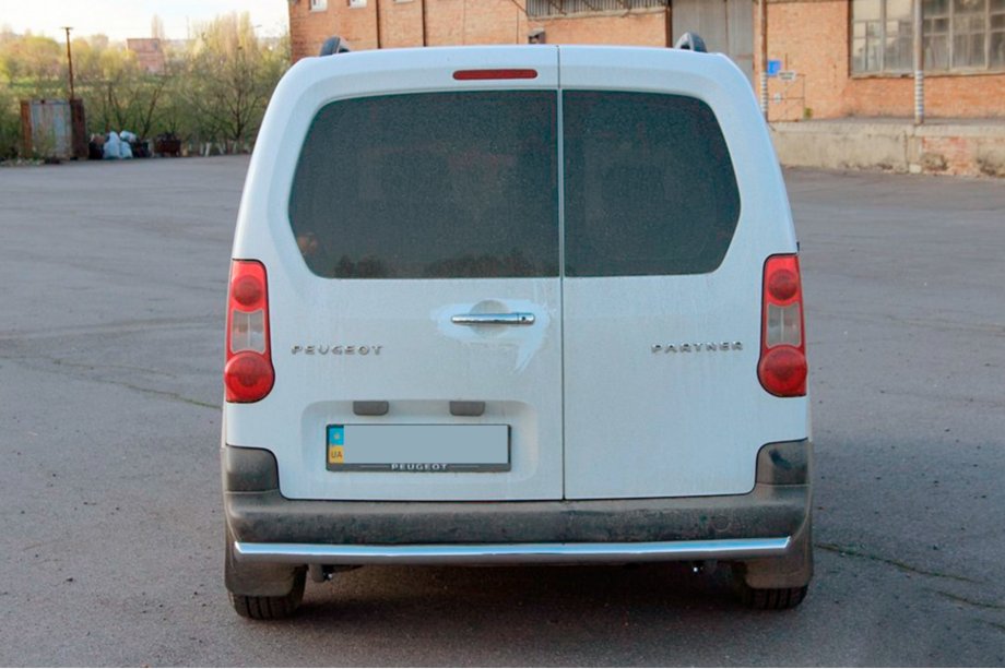 Citroen Berlingo 2008–2018 RVS achterbeschermbeugel 51 mm Foto 2