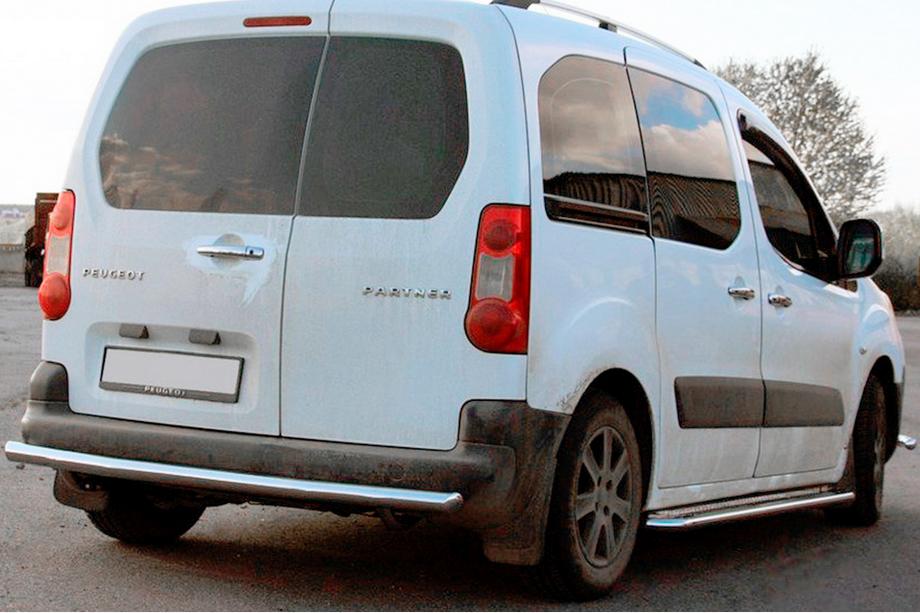 Citroen Berlingo 2008–2018 RVS achterbeschermbeugel 51 mm Foto 4