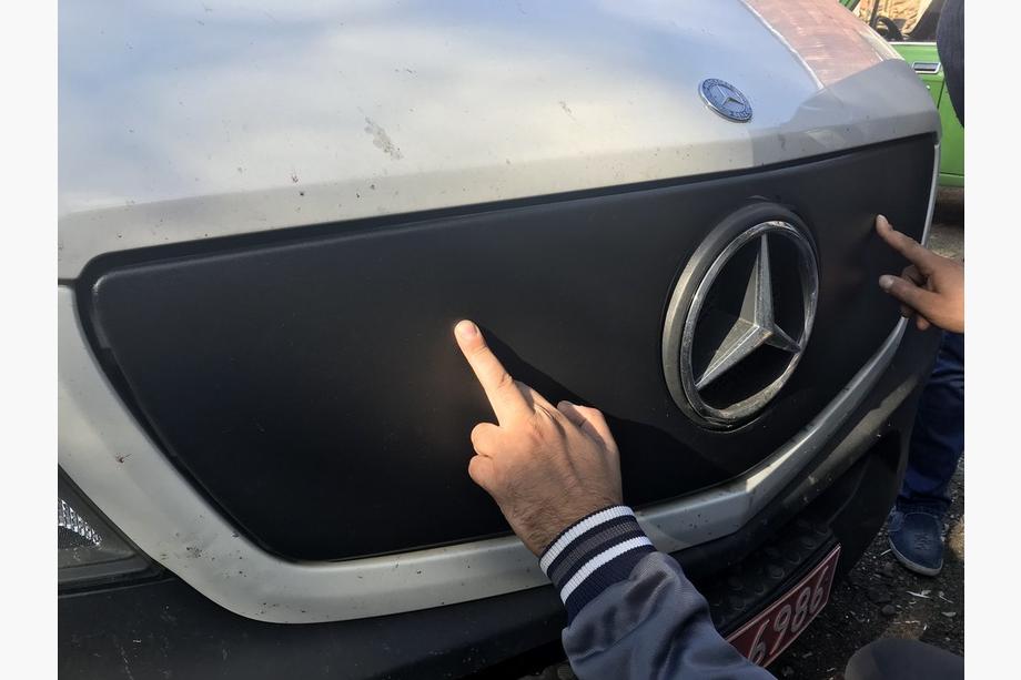 Mercedes Sprinter W906 2006–2018 Winterafdekking voor grille V1 (2013↗) Glanz Foto 8